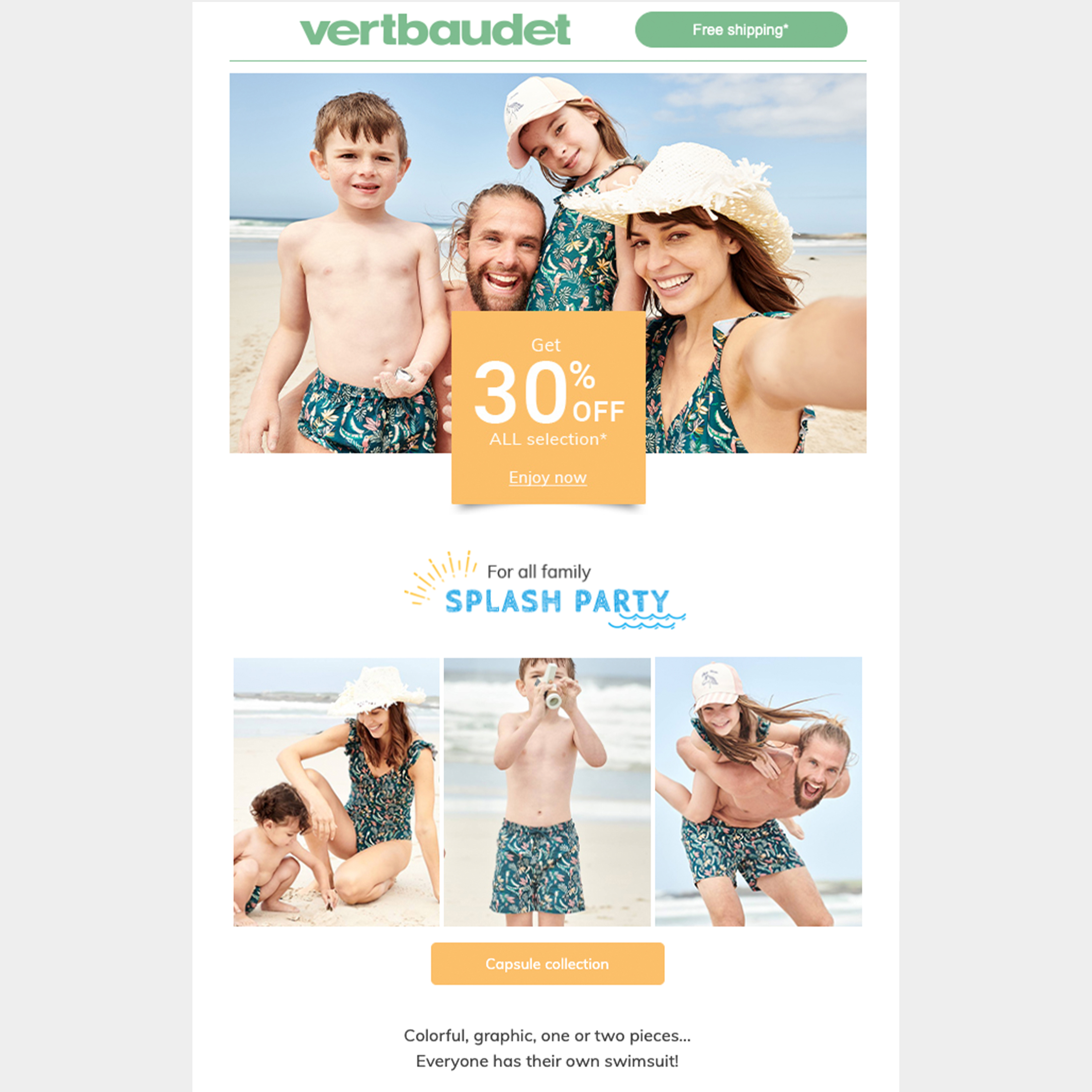 Newsletter vertbaudet.com